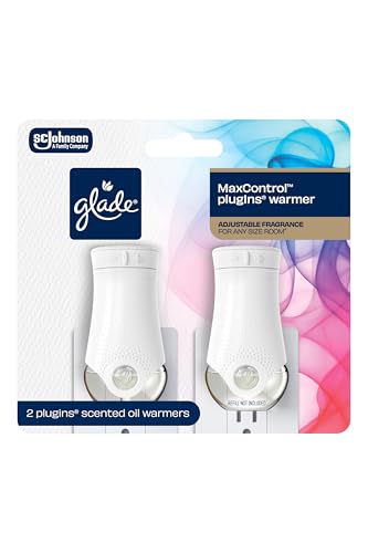 Glade PlugIns Air Freshener Warmer, Scented and Essential Oils for Home and Bathroom, Up to 70 Days...