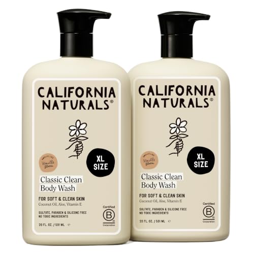 California Naturals Classic Clean Vanilla Bloom Body Wash 2-Pack