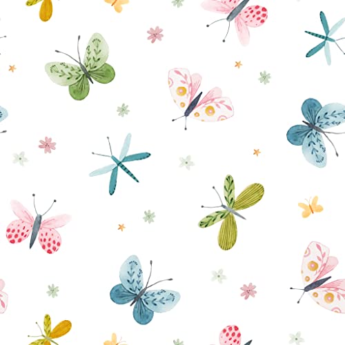 Tela De Algodón 100% Para Niños - Estampado Ratón Queso - 150 X 160 Cm - Öko-Tex, Ideal Para Costura