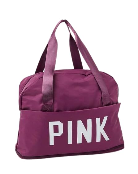 Firstmart Large Multi-Purpose Duffel Bag for Women | Travel, Gym & Weekend Carry Bag with Shoe Compartment - Maroon-picture-16