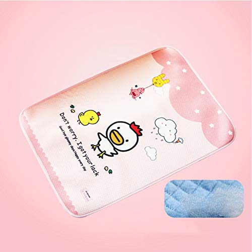 Baby Atmungsaktiv Matratzenauflagen,wasserdicht Blatt Geldklammer Windeln Liner Matten EIS Seide Matte Resuable Im Sommer-c 30x45cm(12x18inch)