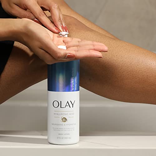 Olay Nourishing & Hydrating Body Lotion with Hyaluronic Acid, 17 fl oz