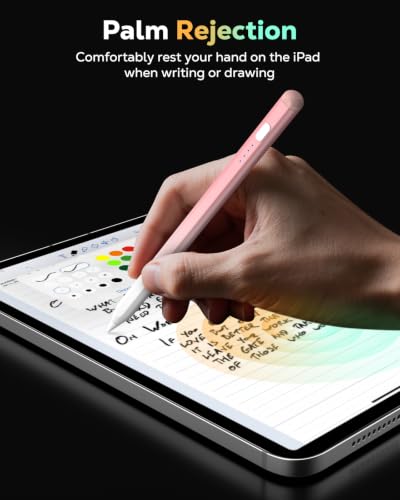 Image of MoKo Pencil for iPad(A16) 11th 10th Gen,USB-C Fast Charging,GradientWhitePk