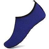 Obermaterial: Die Badeschuhe bestehen aus elastischem, fabelhaftem Material, sind atmungsaktiv und angenehm zu tragen.