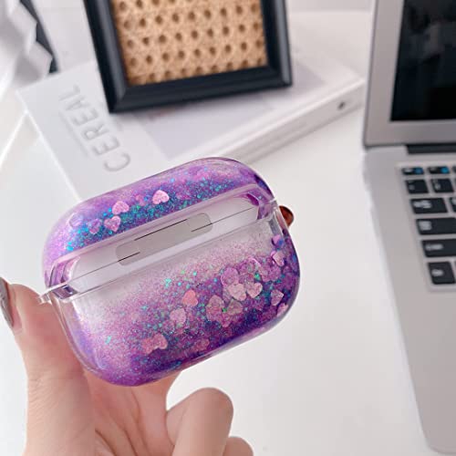 Mibonny Cute Airpods Pro Case Cover Japan Cartoon Anime Design Clear Glitter Liquid Quciksand Hard Shell Protective Case For Airpods Pro Case #TOP3