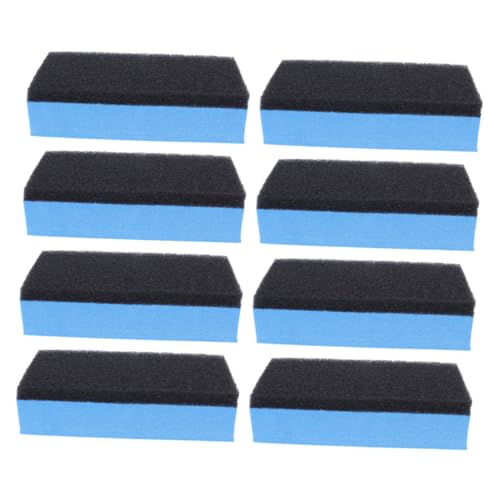 SOLUSTRE 8pcs Wax Applicator Pad for Cars Polishing Sponge Plating for Scratch and Shine for Waxing Cleaning and Detailing Automotive