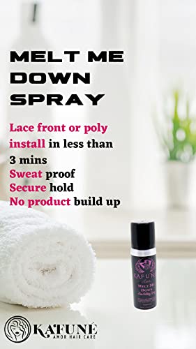 Spray fijador Melt Me Down con banda elástica para pelucas miniatura 6