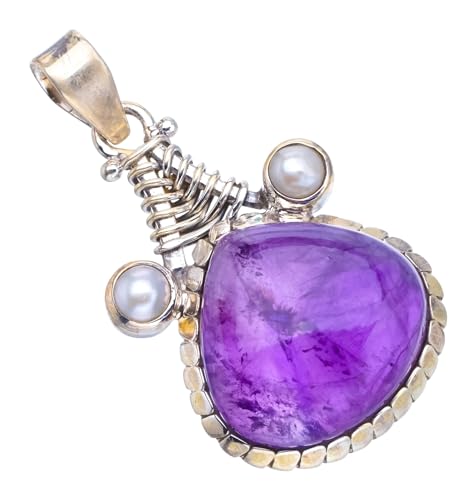 Pendentif Améthyste Argent 925 unique pour sublimer vos tenues avec ce bijou violet