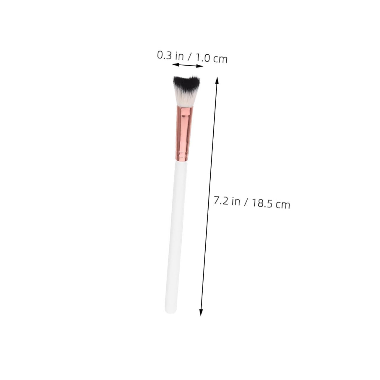 WRITWAA Nose Contour Brush Makeup Brush Set Soft Hair Nose Shadow Blush Highlighter Stylish Handle