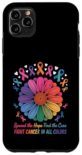 Spread The Hope Find The Cure Fight Cancer In All Colors �X�}�z�P�[�X iPhone 11 Pro Max �p