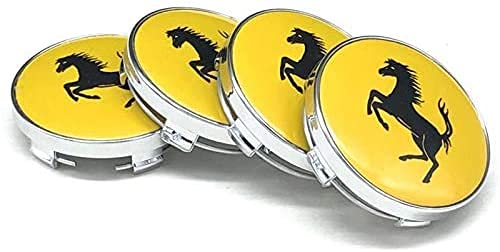 Amazon | 【並行輸入品】 フェラーリ ホイールセンターキャップ ハブ 大幅値下げ！【美品】フェラーリ 488 ホイールセンターキャップ 4個セット
