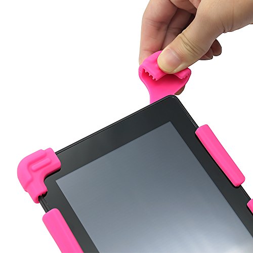 Chinfai Universal 8 Inch Tablet Case, Silicone Protective Cover 7.9"-9" For Galaxy Tab 4/A/S2/E 8.0, F I R E Hd 8/Hdx, Ipad Mini 1/2/3/4/5, At&T/Verizon/Alcatel 8" Tablet, Rose #TOP4