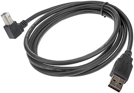 HDMIHOME Standard USB 2.0 A Type Male to B Type up Angled 90 Degree Cable for Printer Scanner & External Hard Disk 1.5m 5ft