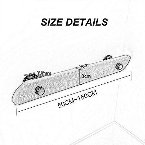 Kit de grapas de madera para barandilla recta y soporte de pared para escaleras 6