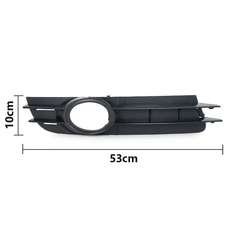 Feu avant antibrouillard gauche pour pare-chocs A6 C6 2005-2008 cache calandre 4F0807681A