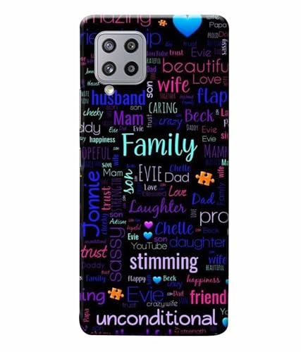 Image of Printed Hard Back Case Cover & Compatible for Samsung Galaxy A22 4G | Motivation Inspired Quotes (Multicolor) - D1208