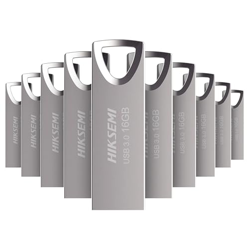 Memorias Usb, Personal Computer PSA COMPUTO Y PAPELERIA Kit de 10 Memorias USB 16GB HSUSBM200/16G Metal Velocidad de Lectura: 20 MB/s, Velocidad de Escritura: 10 MB/s Hiksemi HS-USB-M200...