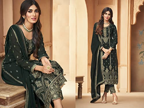 Image of Delisa Indian /Pakistani Wedding Partywear Plus Size Pant Salwar Kameez Ready to Wear Salwar Suit for Womens 01