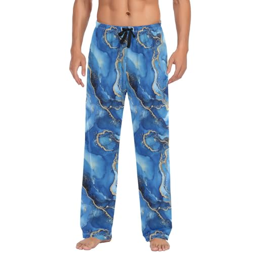 Blue Marble Men’s Pajama Bottoms Comfortable Relax Fit Lounge Pants3