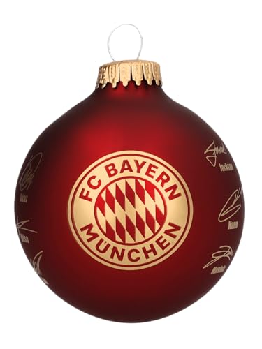 FC Bayern München I Christbaumkugel Signature I Rot FC Bayern München I Christbaumkugel Signature I Rot