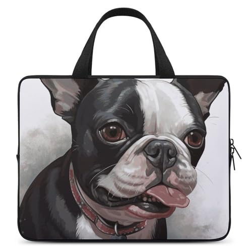 Housse Boston Terrier pour ordinateur protégeant votre PC portable au quotidien