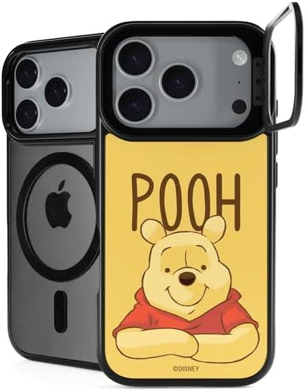 Skinit Kickstand Phone Case Compatible with iPhone 17 Pro Max - Officially Licensed Disney Winnie The Pooh Hundred Acre Wood Design