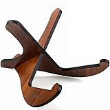 CAHAYA ギタースタンド アコギ エレキ アコースティック （特許番号No 007426069-0001） 木製 折りたたみ 組立簡単 多功能 ギター エレキギター エレキベース バイオリン ギターホルダー 汎用 安定 木目色 天然木材 Green環境保護素材 40x30x26cm 軽量900g 厚さ倍増1.5cm CY0180