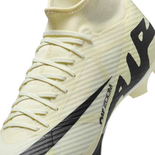 Nike Nike Men's Zoom Superfly 9 Academy Fg/MG Football Boots, Lemonade Black, 11 US