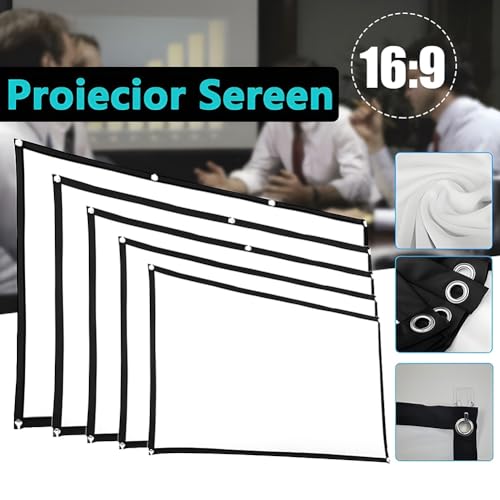 Pantalla portátil para proyector 120 pulg 16:9 4K HD miniatura 2