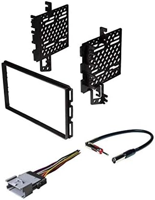 Miniatura 1 de ASC - Kit de instalación de radio estéreo para coche, mazo de cables y adaptador de antena para instalar una radio doble DIN para 2003 2004 2005