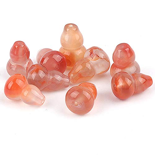 Collier Feng Shui Anti-Stress et Pendentif Wu Lou en Agates Chakra pour l'Harmonie