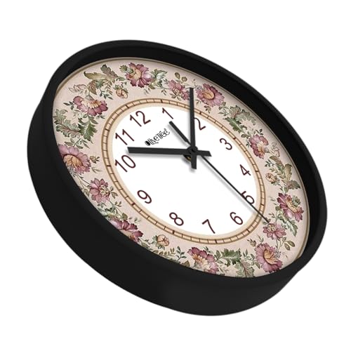 Image of Olive Tree Wall Clock 12 inch Decorative Plastic Wall Clock TIK-Tok Movement Classic Clock Battery Operated Round Easy to Read for Room /Home /Kitchen /Bedroom /Office /School - 9056