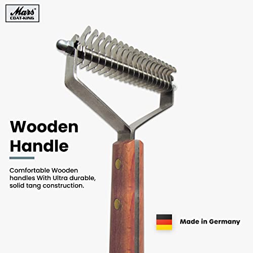 image for Mars Coat King Double Wide Dematting Undercoat Grooming Rake Stripper 