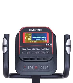 Care Fitness - Vélo Elliptique - ELLIXUM FD - 23 Programmes - Masse d'intertie 16Kg - Système de Pliage Ingénieux - Semelles Antidérapantes - Système de Résistance Magnétique Fluide et Silencieux