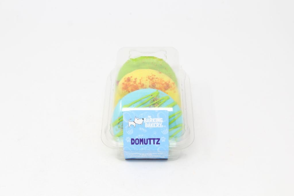 The Barking Bakery - Doggy Domuttz - Handmade Dog Treats - Human Grade Ingredients - Meat Free - Baked in the UK - 12x70g - Image 2
