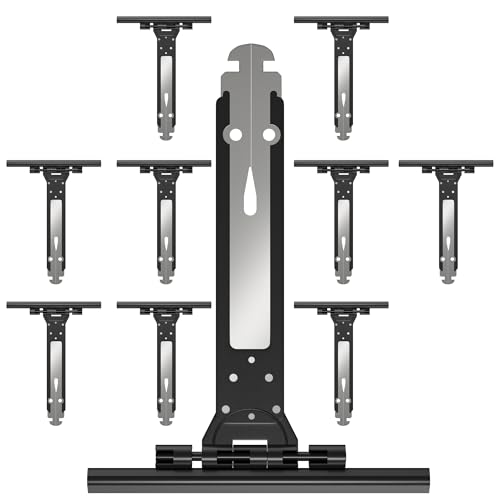 Zalava Lot de 10 Attache Souple à Clipper pour Volet Roulant en Acier et Nylon,155mm Ressort de Suspension Universel pour Fixation Tablier Volet Roulant Électrique/Manuel/Solaire,Compatible avec Somfy