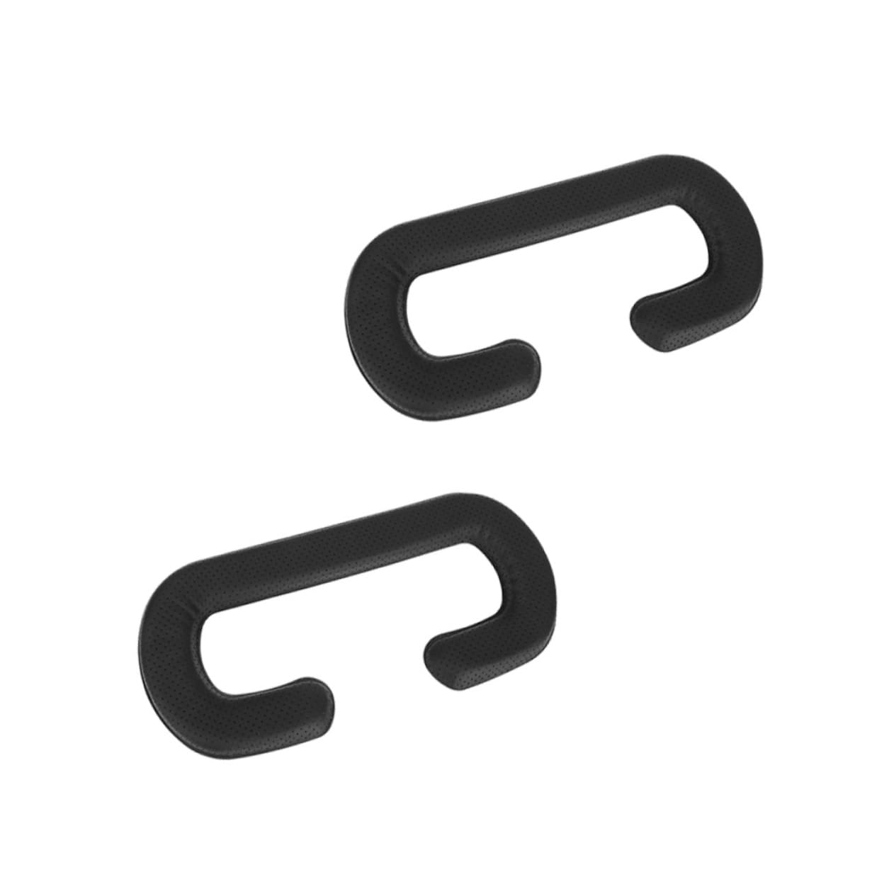 Housoutil 2pcs Pu Leather Pad for Sponge Vr Eye Mask Breathable Holes for Comfortable Gaming