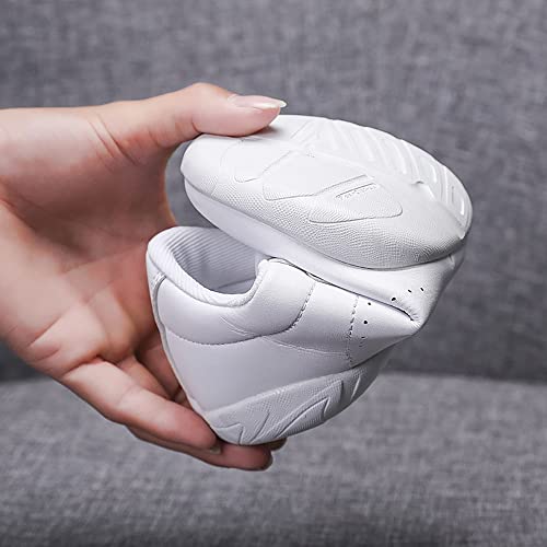 Girls White Cheerleading Dance Shoes Youth Athletic Training Tennis Walking Competition White Sneakers Girls3