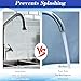 LXUEJIE 14Pcs Faucet Cache Aerators with Faucet Aerator Removal Tool, 18.5 mm Water Saving Flow Restrictor Set Replacement Part for Kitchen or Bathroom(14)