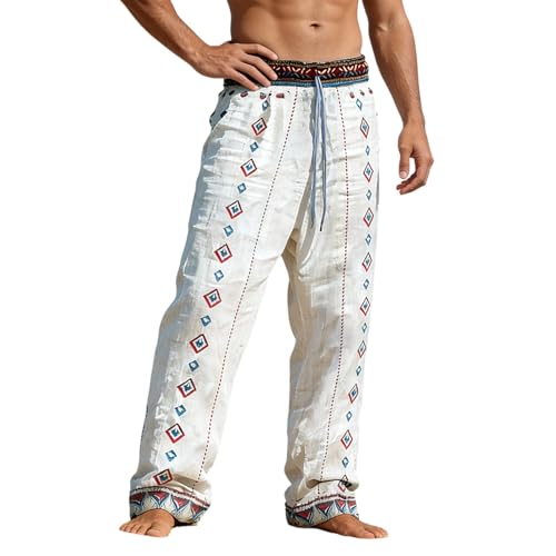 Pantalon de survêtement baggy homme coupe ajustée et fluide avec cordon
