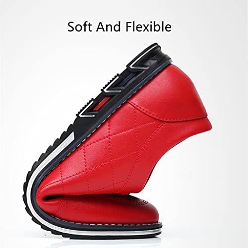 Veslexth Men Casual Driving Sneakers Loafers Breathable Comfort Walking Wing Tips Lace Up Luxury Leather Shoes for Male Business Work Office Dress Outdoor4