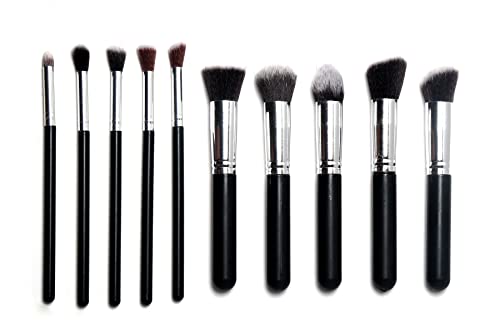 Premium 10 pcs makeup brush set for professional home use