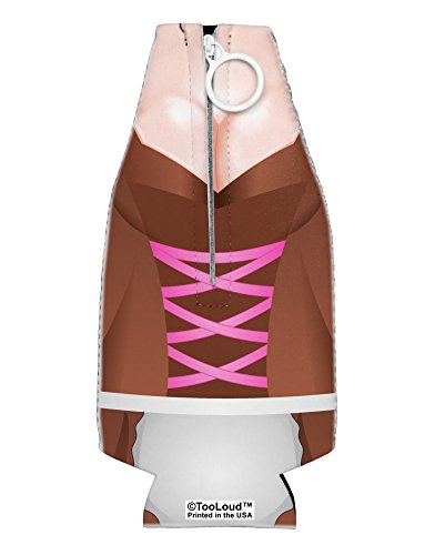 TooLoud Sexy Dirndl Costume Brown Collapsible Neoprene Bottle Insulator All Over Print