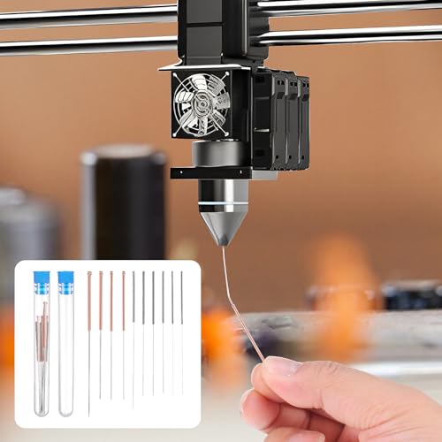 Düsenreinigungsnadeln,10 Stück 3D Drucker Düsen Reinigungs Nadel 3D Drucker Düsenreinigungsset Edelstahl 3D Drucker Zubehör Reiniger 0.15/0.2/0.25/0.3/0.35/0.4/0.5/0.6/0.8/1.0mm Nozzle Reinigungsnadel – Bild 6