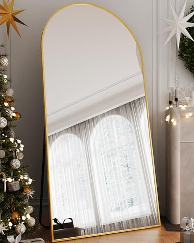 Ladynow Full Length Mirror, 76 Inchx34 Inch Arched Floor Mirror Freestanding thumb #2