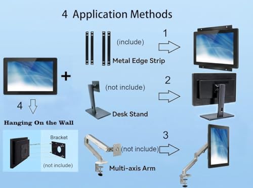 Image of 32 Inch 10 Points PCAP Open Frame Touch Screen Waterproof for Kiosk Automation POS Vending and Digital Signage