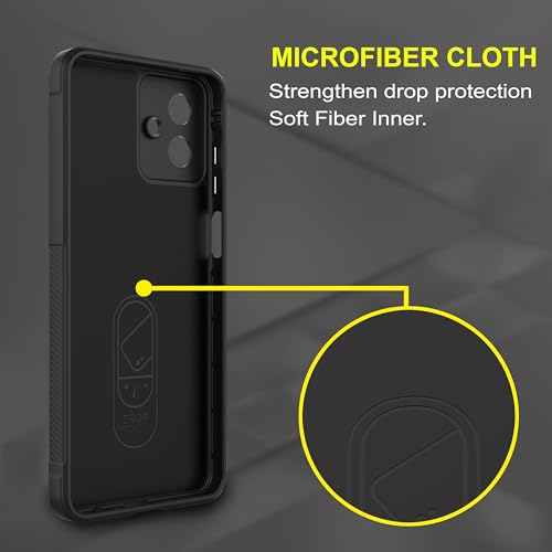 Image of Zapcase Back Case Cover for Samsung Galaxy A07 5G | Compatible for Samsung Galaxy A07 5G Back Cover | Liquid Silicon Magic Case with Camera Protection | Black