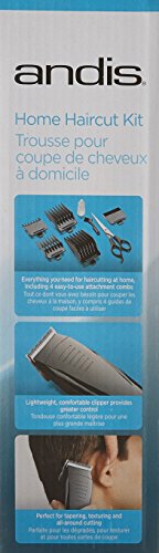 Andis 9-Piece At Home Haircut Clipper Kit, Black, Model Slc (18575) #TOP5
