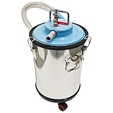 TECHTONGDA 7 Gallon 14CFM Industrial Vacuum Cleaner with Dust Collection Bag, 5HP Pneumatic Wet Dry Vacuum Cleaner, 1-1/4 inch Hose, No Air Compressor