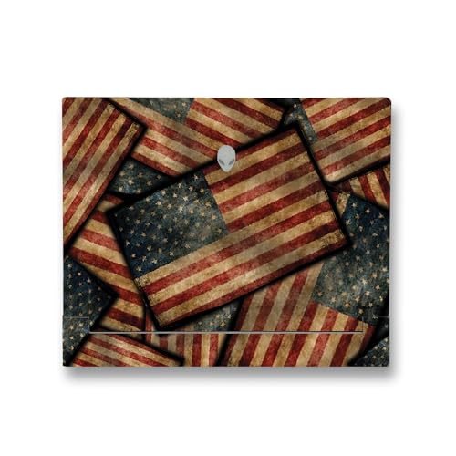 Image of MightySkins Skin Compatible with Alienware X14 R2 (2023) Full Wrap Kit - Vintage American | Protective, Durable, and Unique Vinyl Decal wrap Cover | Easy to Apply & Change Styles | Made in The USA